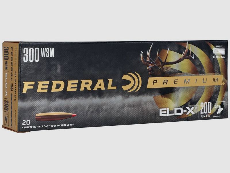 Federal Munizioni per Fucile Premium .300 Win. Short Mag. 13g ELD-X