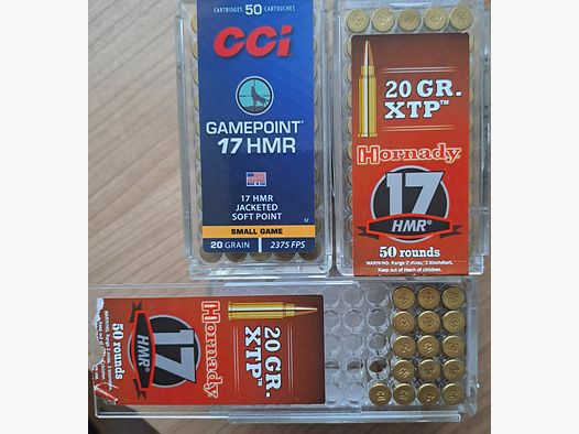 17 HMR Munition