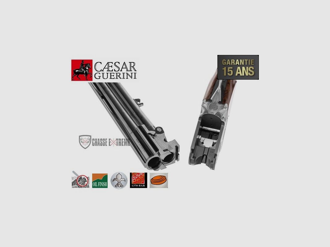 Fusil CAESAR GUERINI Invictus Trap Impact Cal 12/70 Bande Demi Haute Réglable, image 4 sur 5