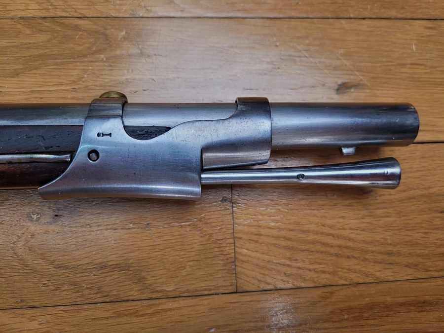 Wunderschöne Steinschlossbüchse Modell 1816 – Voltigeur-Waffe – Saint-Étienne Mai 1821 Schöne einheitliche Stempel – Wunderschönes Holz Seltene Waffe, Bild 10 von 30