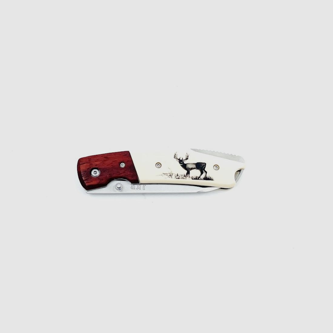 Joker Einhandmesser Hirsch-Motiv, Bild 3 von 3