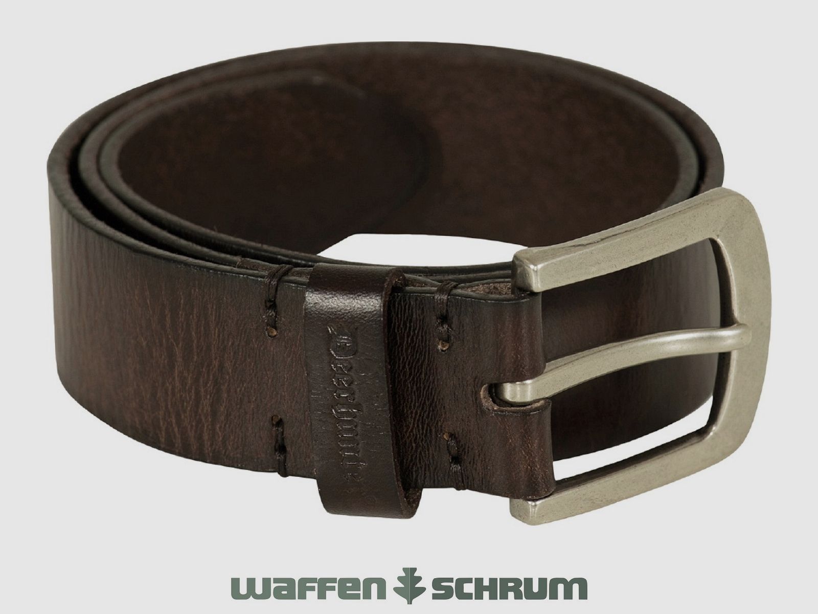 Deerhunter Leren Riem Donkerbruin