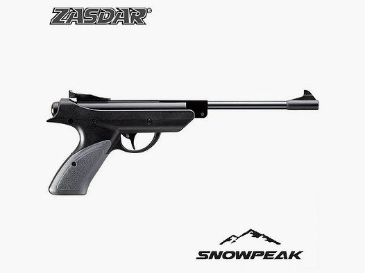 Pistola Snowpeak – Zasdar SP500 muelle cal. 5,5 mm. Balines