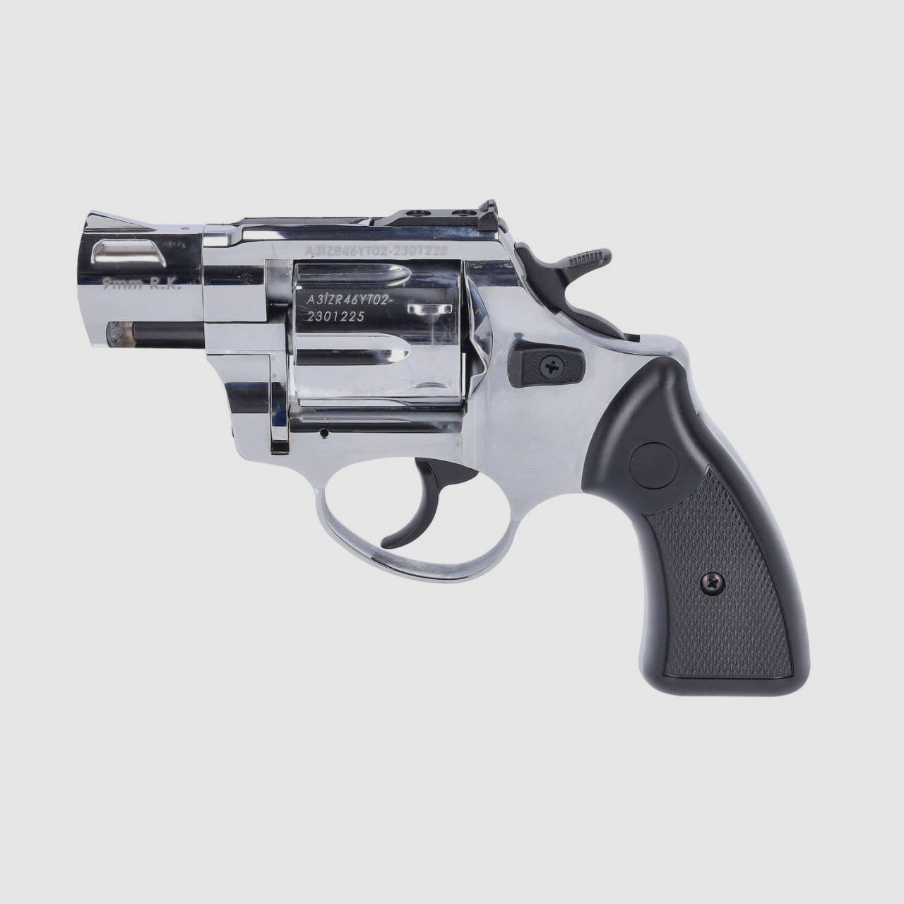 Zoraki R2 blank firing revolver 2 inch 9 mm chrome
