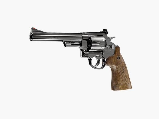 Revolver Smith & Wesson M29 loop 6,5" kal. 4,5mm gepolijst en geblauwde CO2