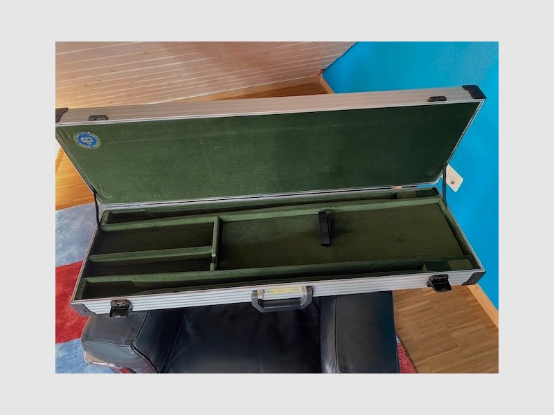 Krieghoff Ulm BBF Bockbüchsflinte mit Wechsellauf Kaliber 6,5x57R 20/76 Magnum WL 16/70 im Gewehrkoffer Waffenkoffer top Zustand Holland & Holland Seitenschlosse