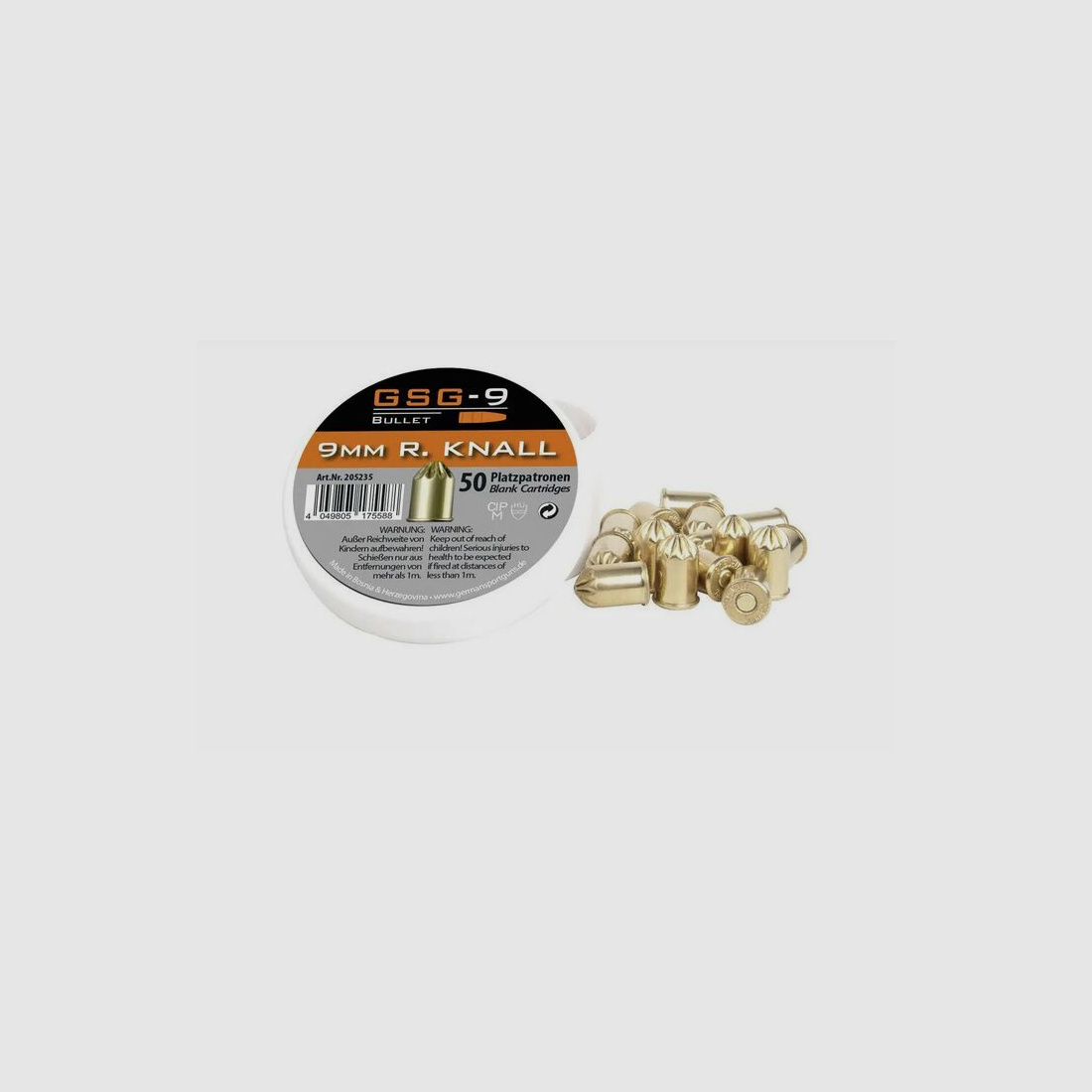 Blank ammunition revolver blank cartridges GSG blank cartridges