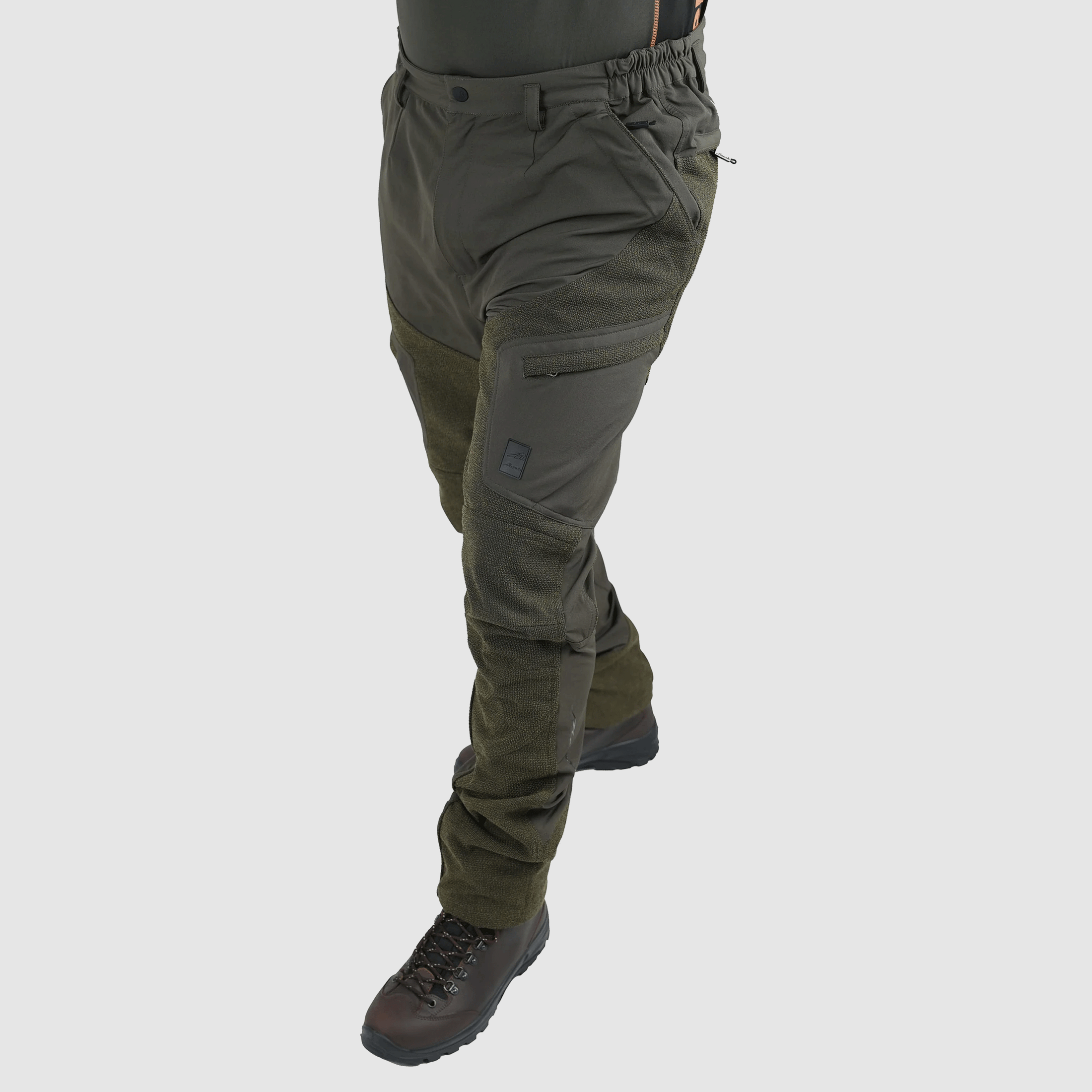 HOSEN – MASSERIA – SPANDEX MIT VERSTÄRKUNGEN 94 Grün / Fluoreszierendes Grün, Bild 4 von 4
