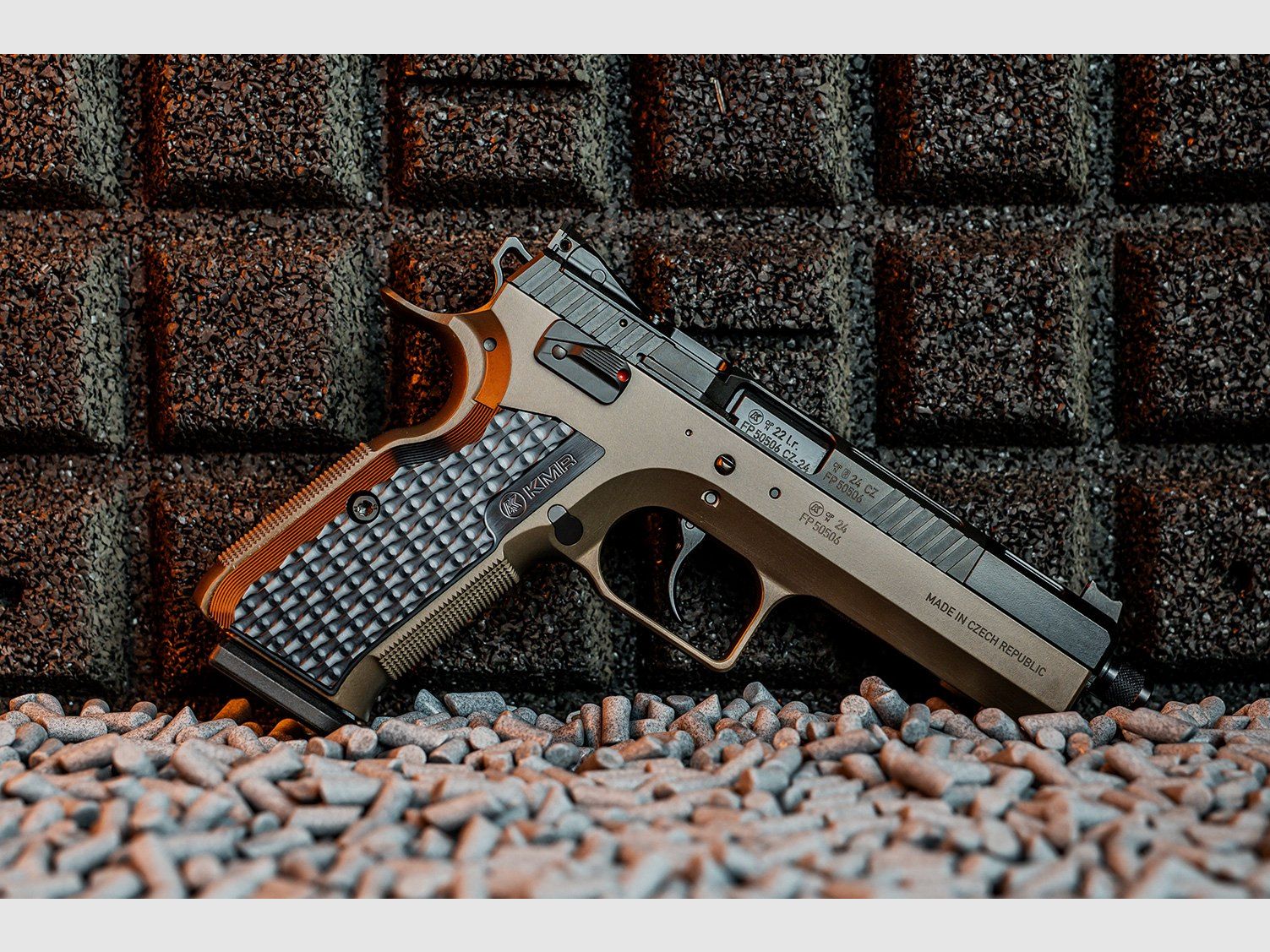 KMR S-02 .22 LR, OR, SR, GREY KHAKI, 10R (5.5 inch), immagine 6 di 7