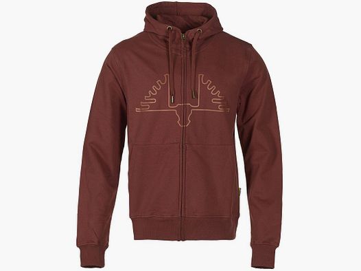 BLUZA MYŚLIWSKA MĘSKA SWEDTEAM ULTRA FULL ZIP DARK ORANGE