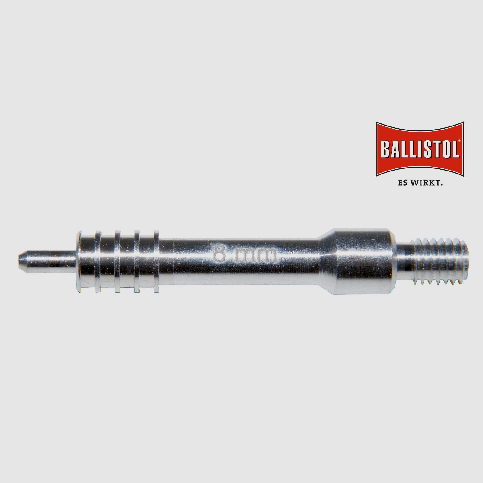 Adaptateur de patch Ballistol en aluminium, Ø 8,0 mm (filetage externe M5)
