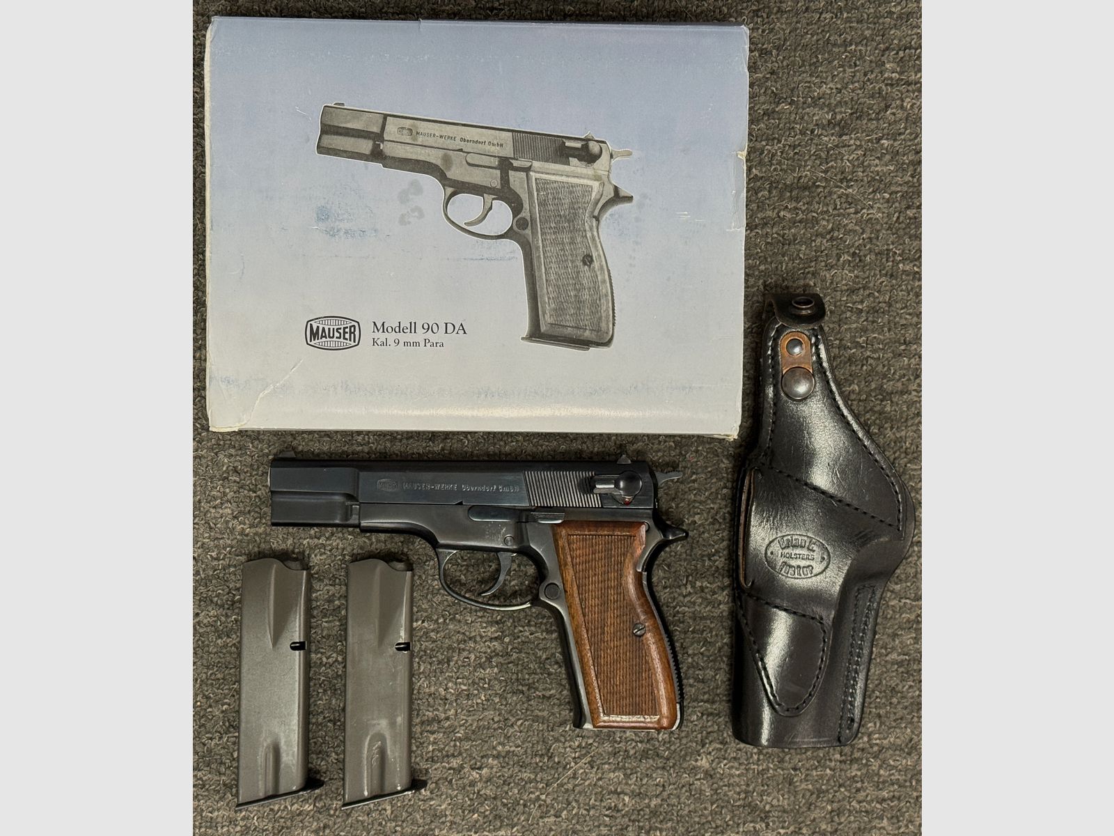 Mauser 90 DA - 9mm Para pistol