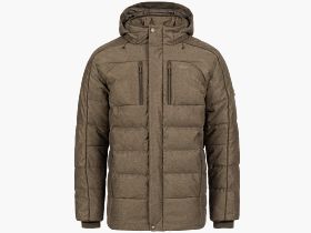 Blaser Herren VINTAGE Radiation Daunen Jacke dunkelbraun melange