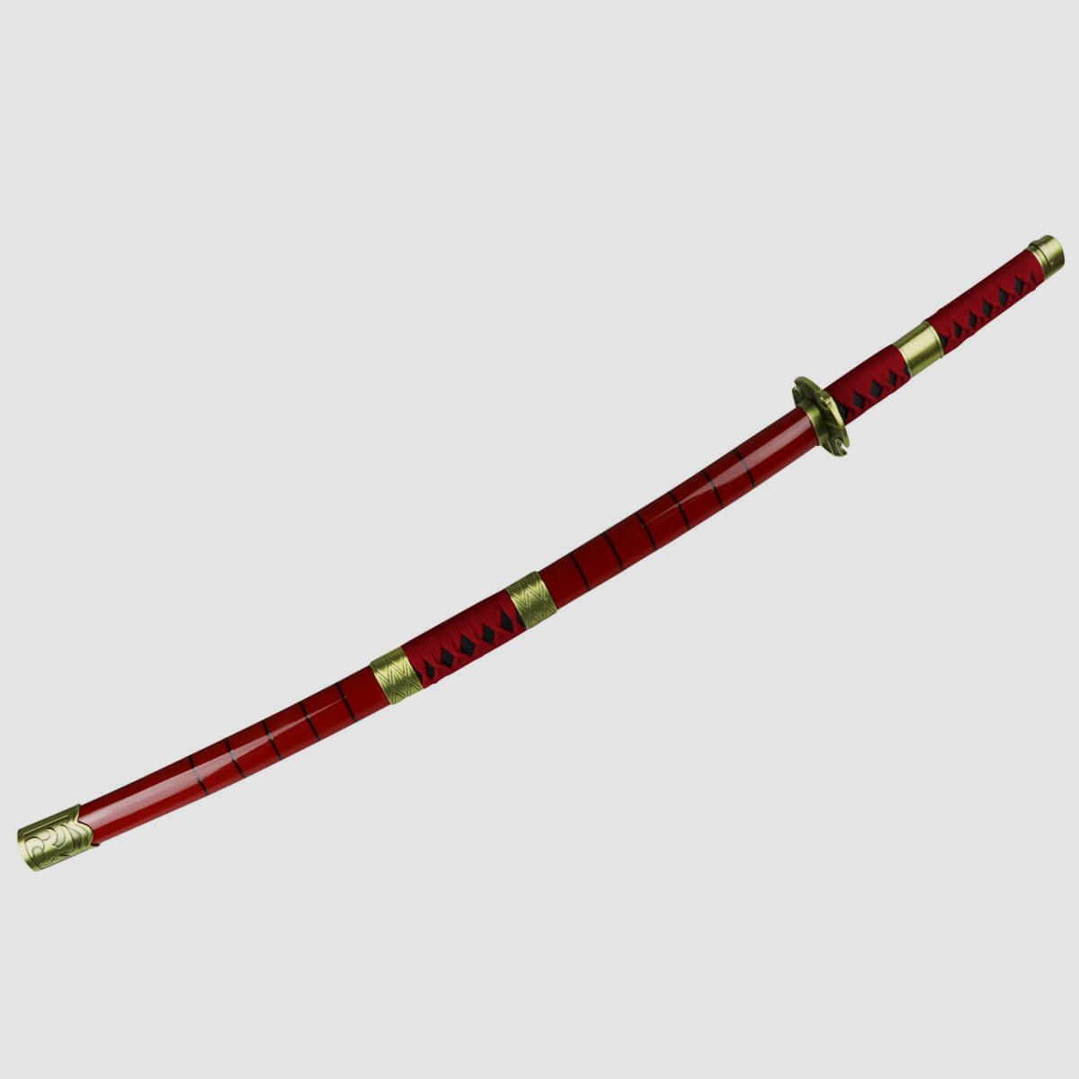 Katana Sandai Kitetsu Roronoa Zoro Samurai Schwert One Piece stumpf