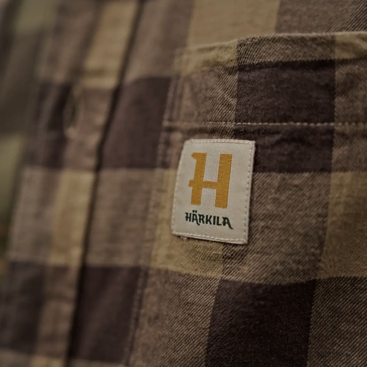 Härkila Scandinavisch Shirt (Antiek Brons Ruit)