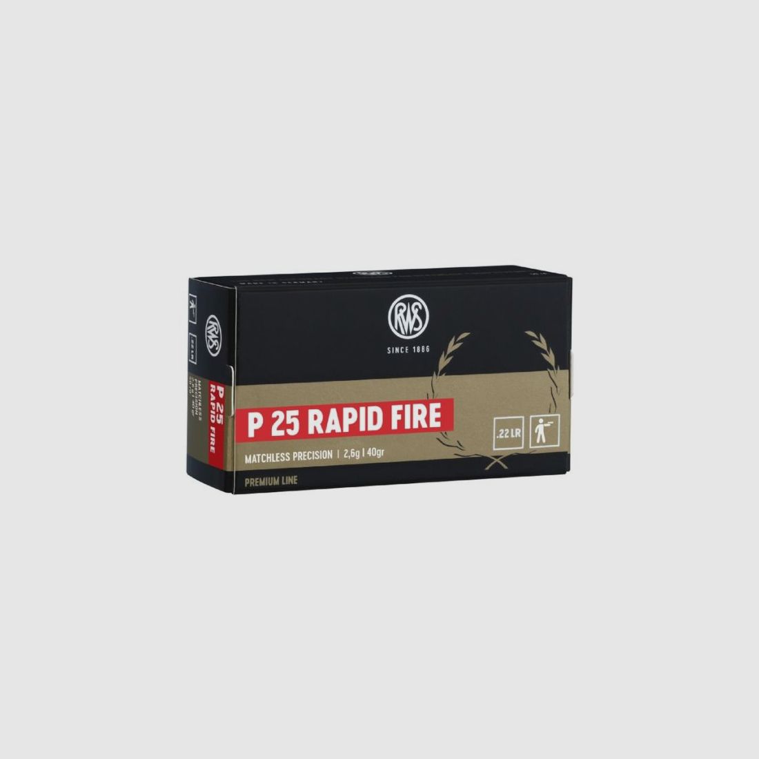 RWS .22 lfB P25 Rapid Fire - 50 Patronen