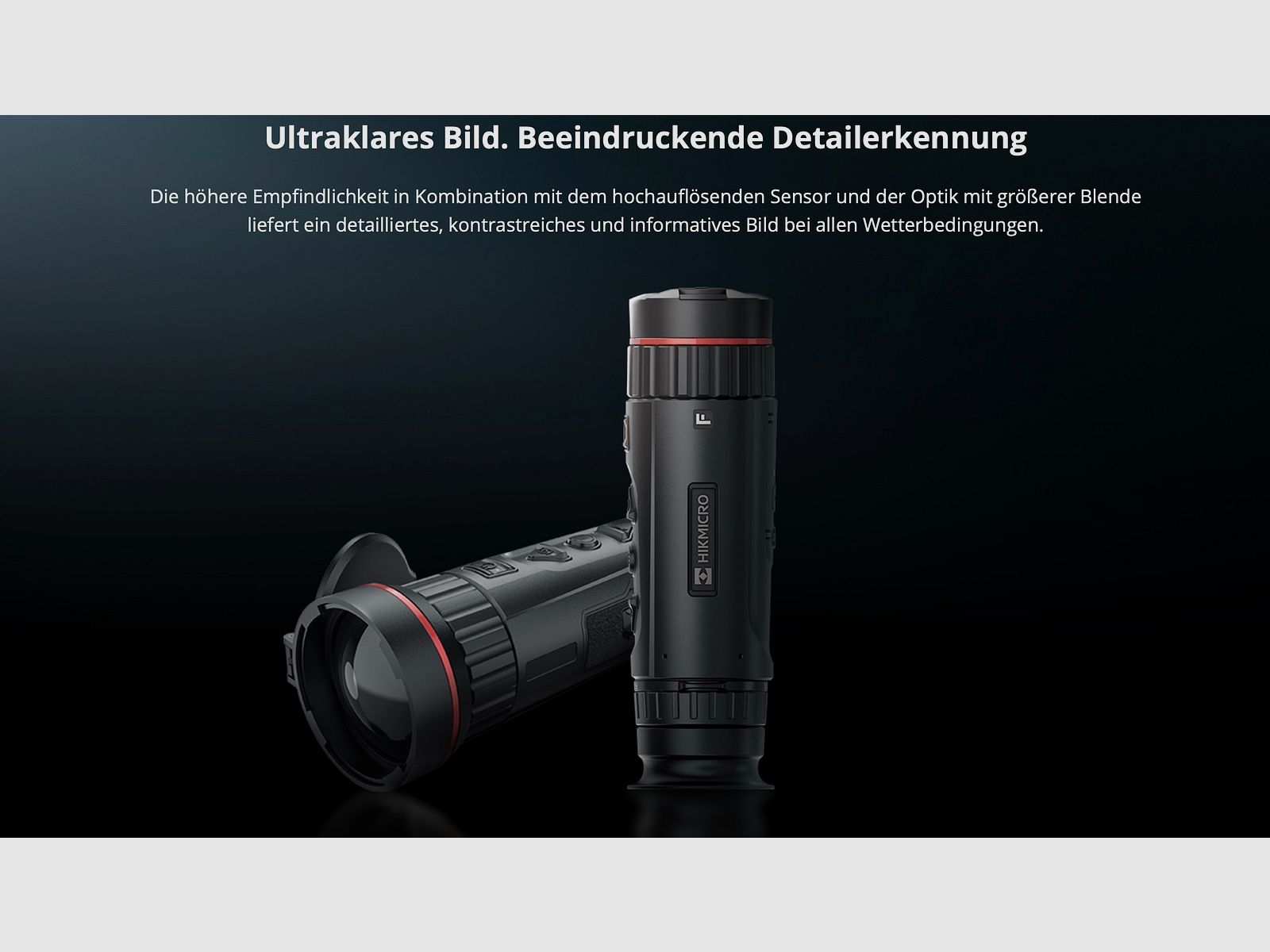 Hikmicro Monokular Falcon FQ35 Wärmebildkamera 640 x 512 12 μm <20 mK