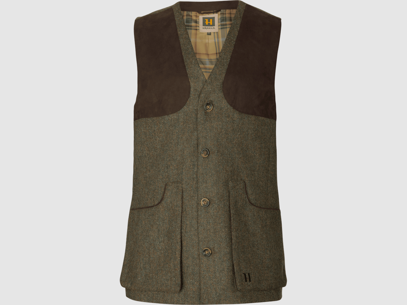 Härkila Kenmore Schietvest Heren Forest green/Herringbone 58
