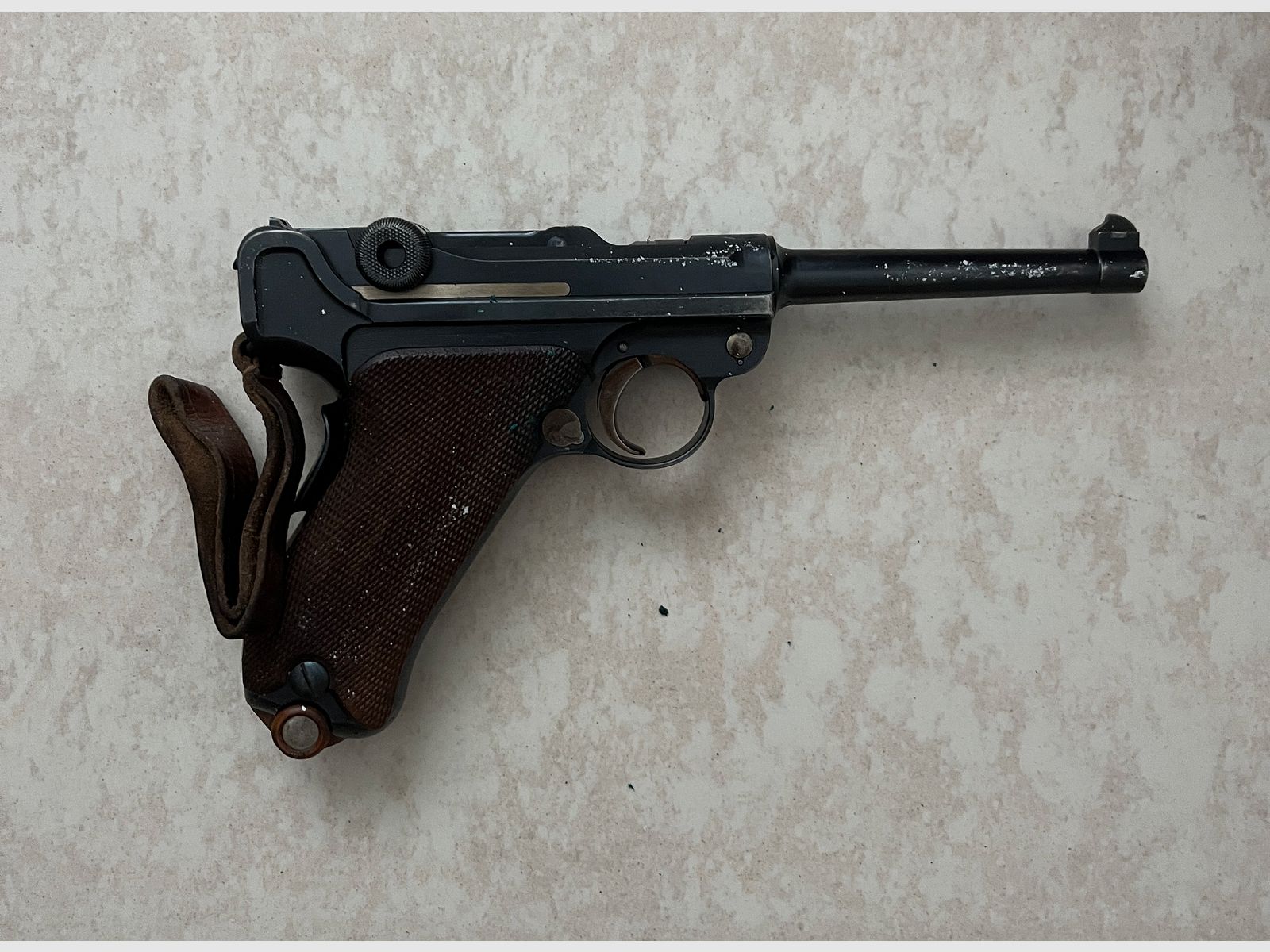 Schweizer Ordonanzpistole 1900/06 (Parabellum), Kalier 7,65 mm Luger, von Privat/Familienbesitz 