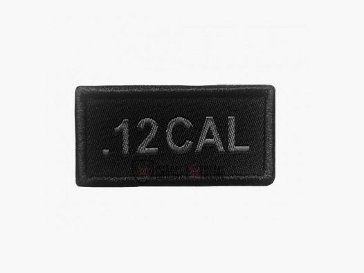 Embroidered Patch Gray/Black Cal. 12
