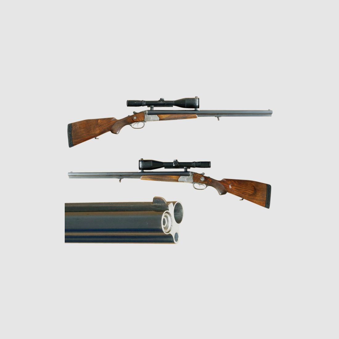 Drilling, Krieghoff Trumpf, Kal. 7x65R, 16/70 mit Einstecklauf .22 Hornet
