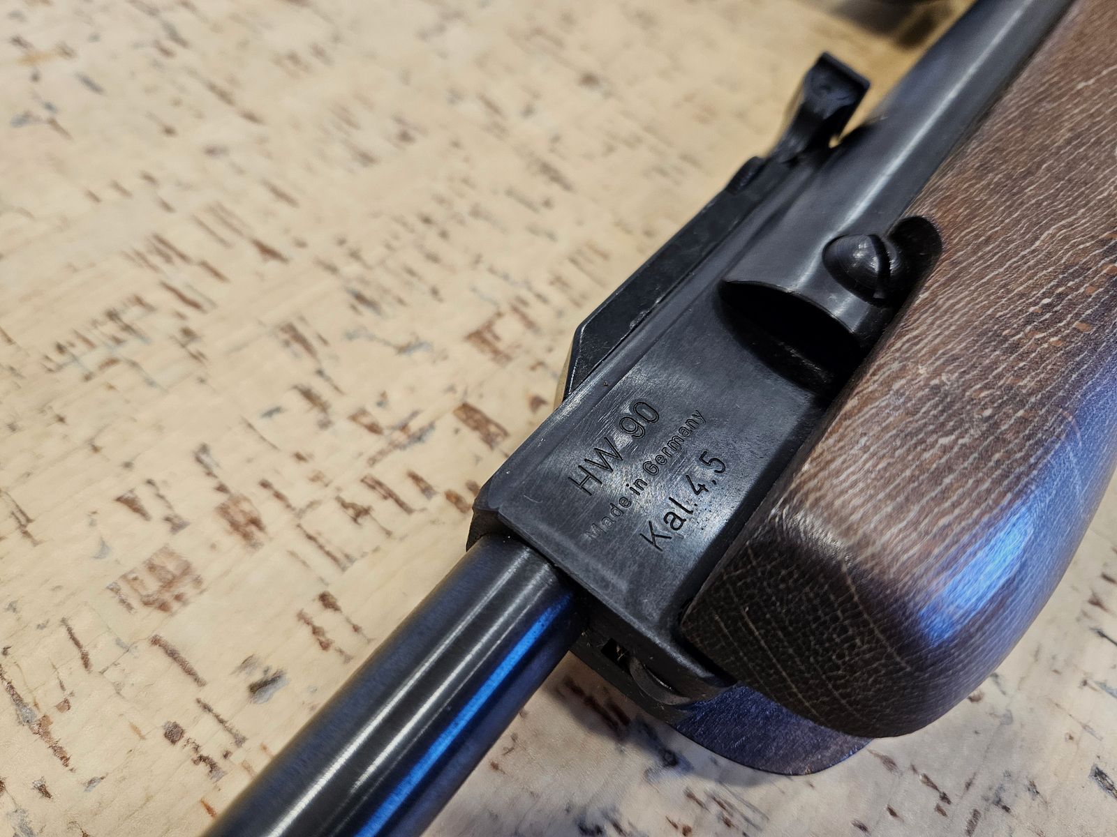 Incienso HW 90 (Sistema Theoben) Cal. 4,5mm incluido bolso y óptica Tasco BJ93