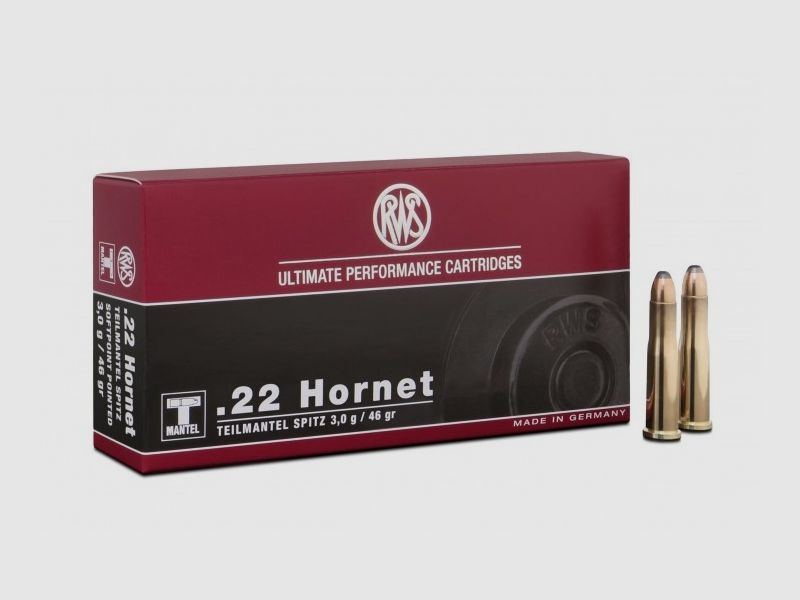 Amunicja RWS .22 HORNET MATCH TMS 3.0g, zdjęcie 2 z 2
