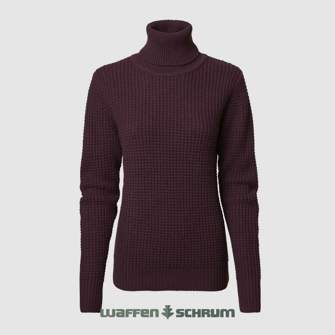 Chevalier Rollkragen Cherry Wine Red