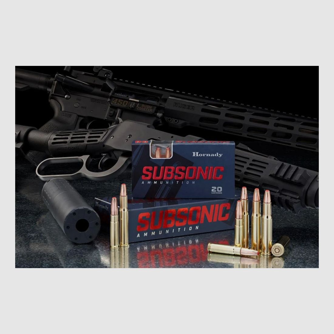 Hornady Ammo 7.62x39 Subsonic 16.5 g / 255 gr SUB-X VE20