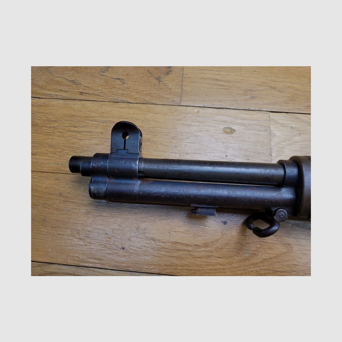 Très Beau et mythique fusil semi-automatique Garand M1- calibre d&rsquo;origine 30-06 Springfield – Fabrication Winchester Octobre / Novembre 1943 – Rare ensemble d&rsquo;origine 100% homogène – TBE, image 29 sur 34