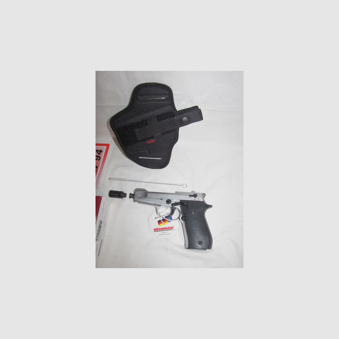 Weihrauch HW 94 silber mit Holster PTB 855 #8