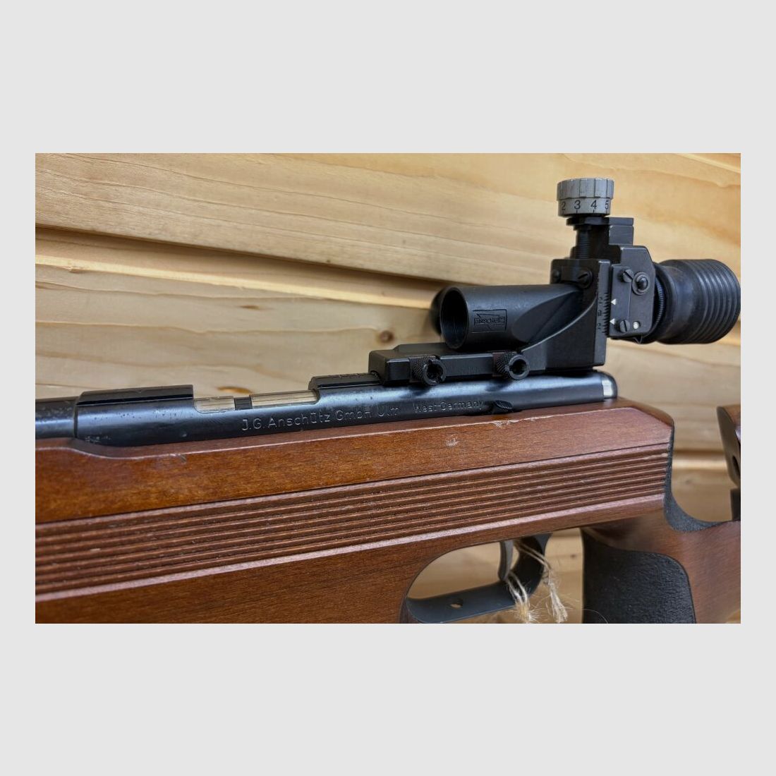 Einzelladerbüchse Anschütz Mod.: 1903 Kal.: .22lr mit Diopter / Matchgewehr .22lr
