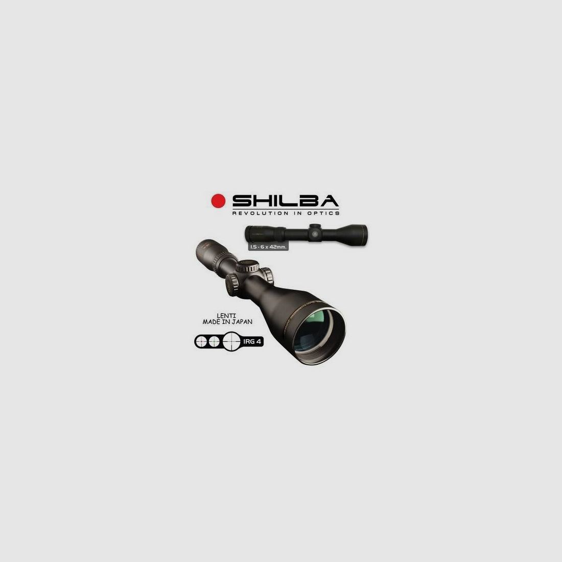 Riflescope SHILBA GOLD MEDAL 1.5 - 6 X 42, image 1 of 3