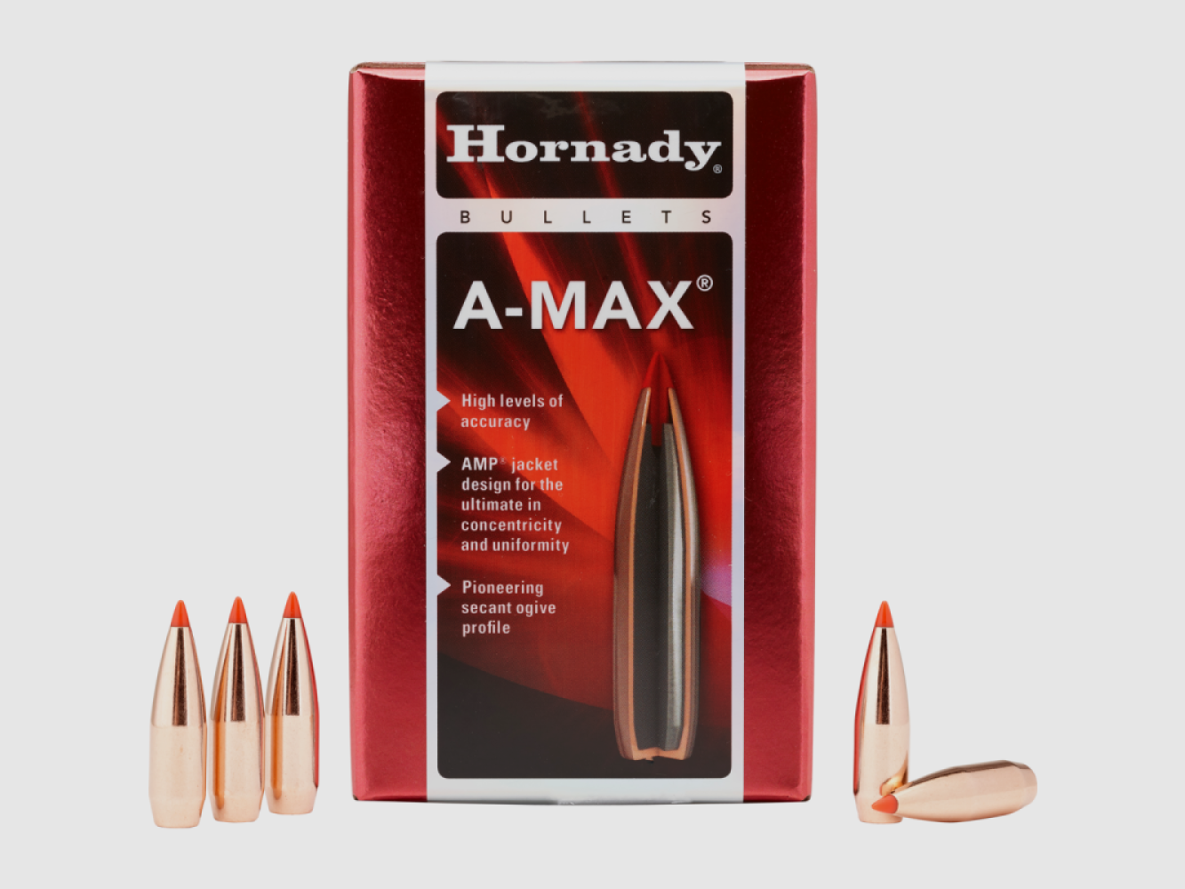 .308 Projectiles Hornady A-MAX 168 gr VE100