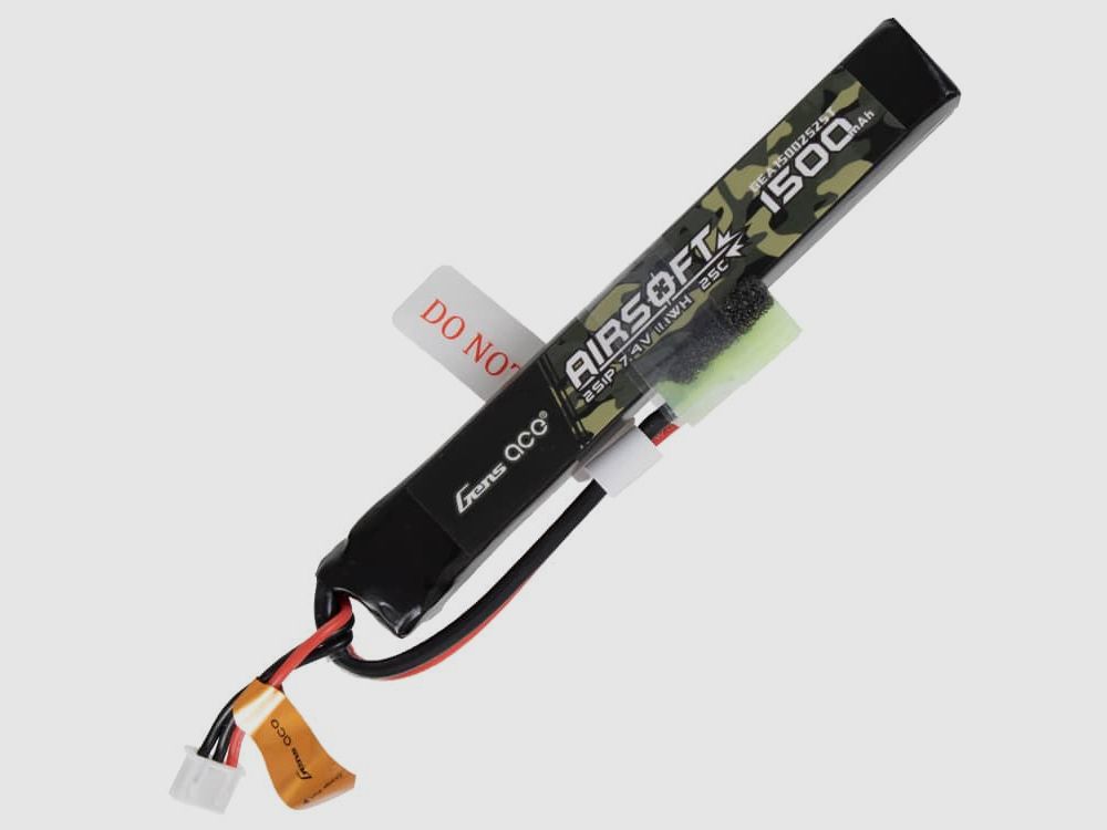Gens Ace 74V 1500mAh 25C LiPo Stick Type