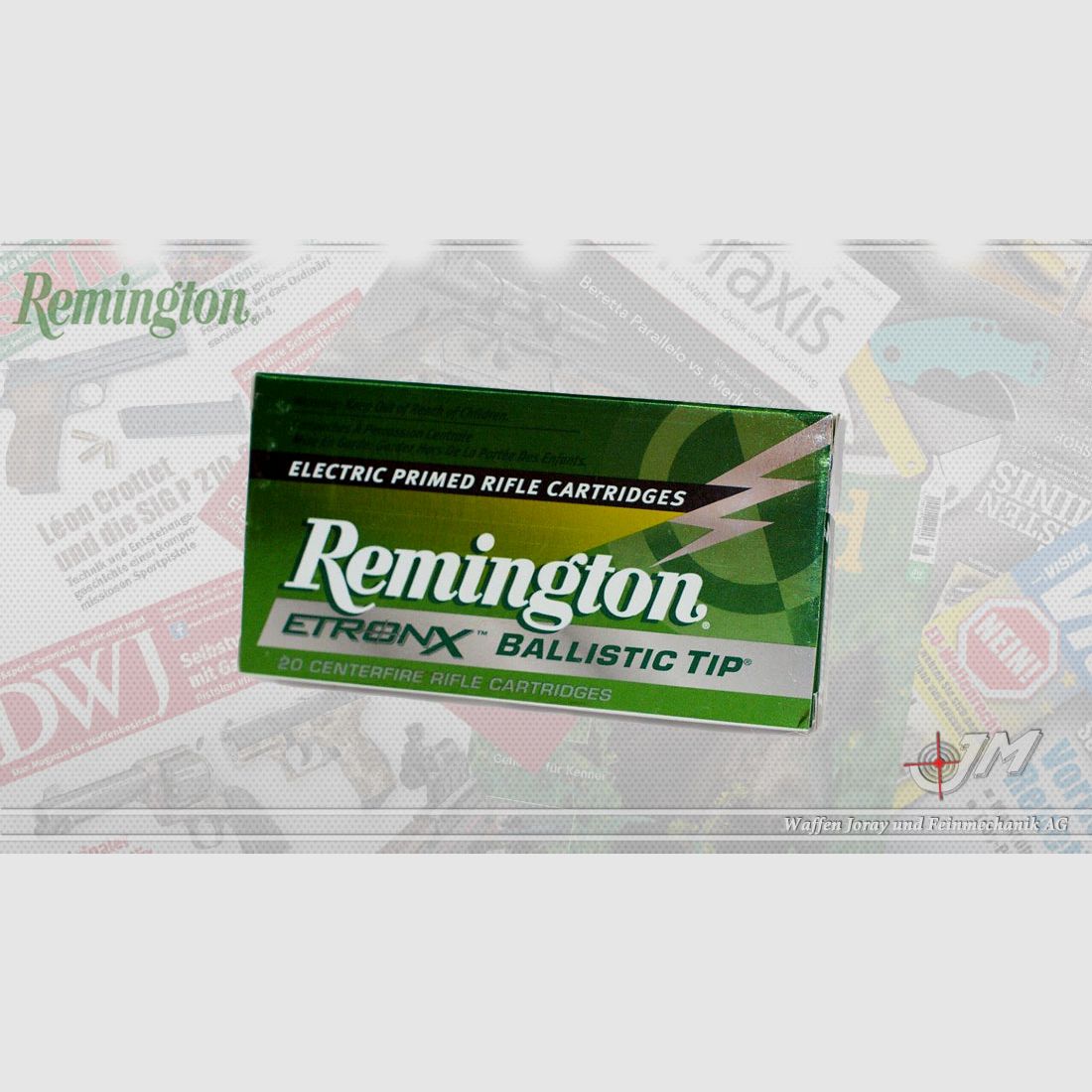 .246 Win Remington 90gr Nosler Ballistic Tip Electric Primed