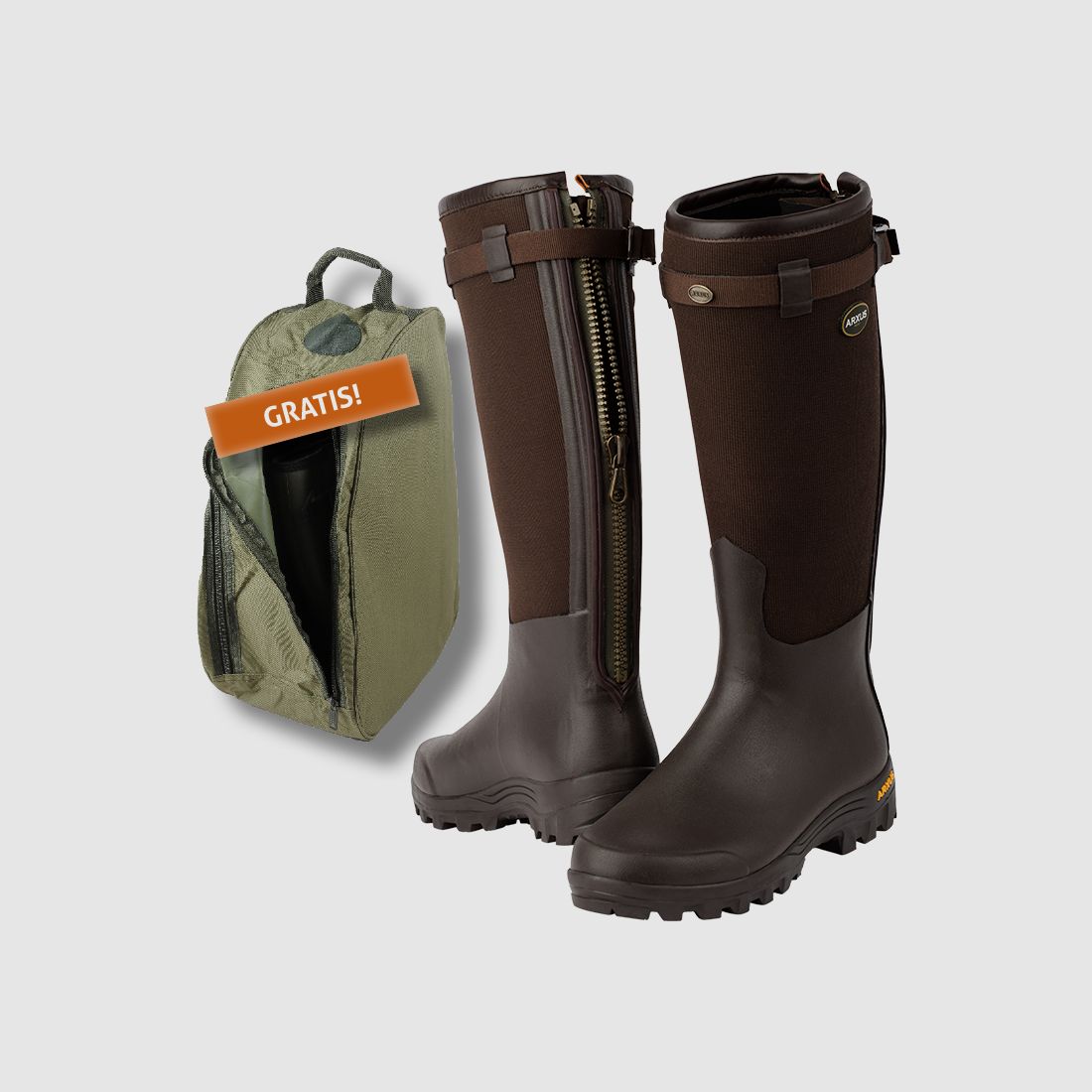 Arxus Primo "Country Zip" inkl. DJV-Stiefeltasche