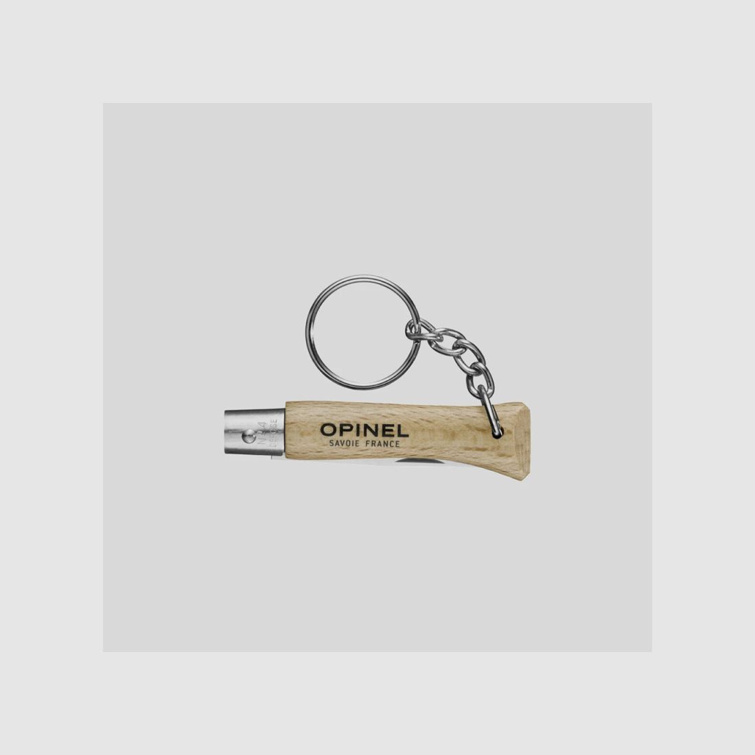 COUTEAU PORTE CLÉS OPINEL N°04 INOX, image 2 sur 2