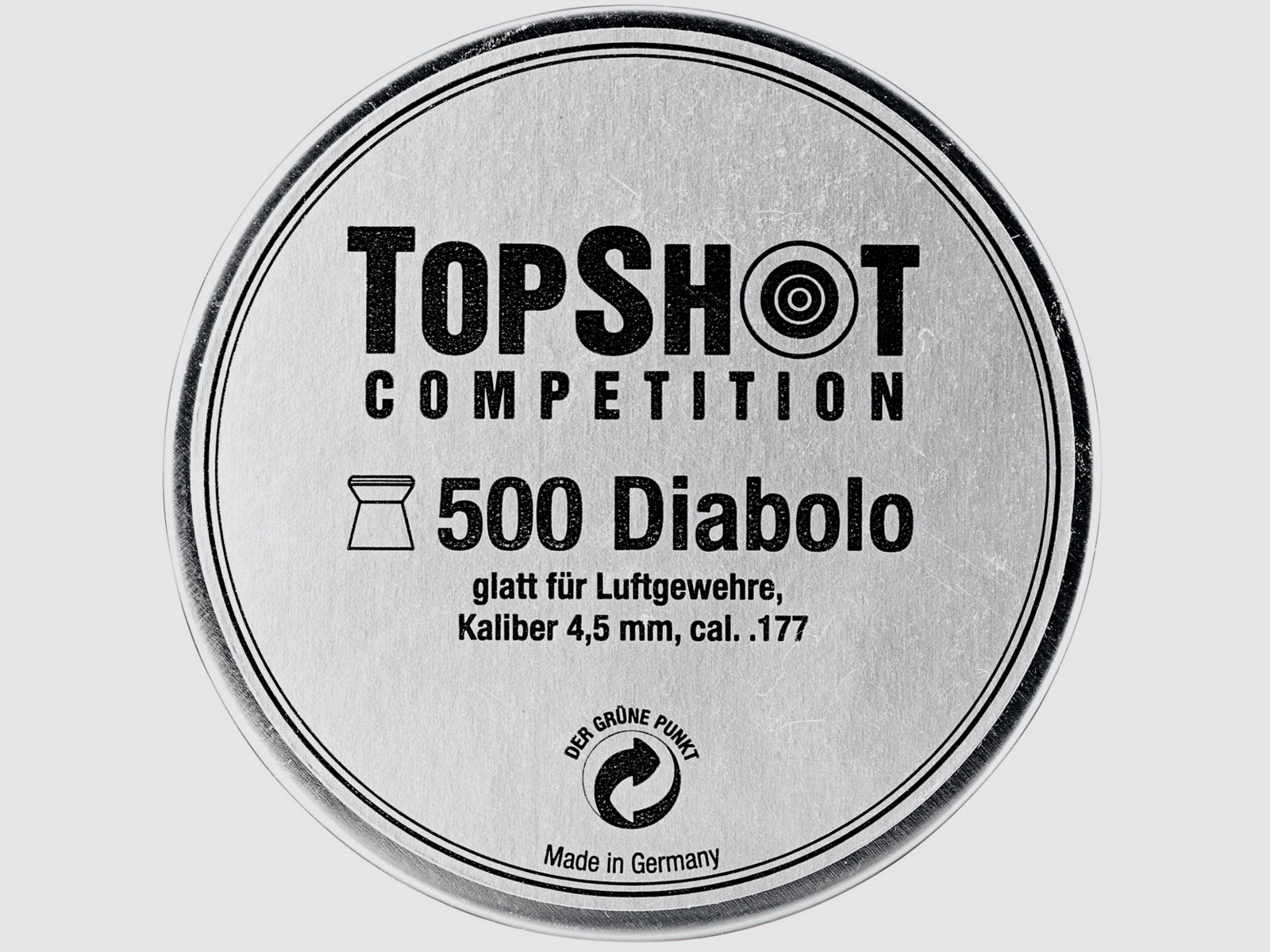 Haendler & Natermann 162367-65 TOPSHOT Competition 4,5 mm Diabolo glatt