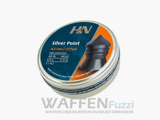 H&N Silver Point 400 pz. Diabolo calibro 4,5mm