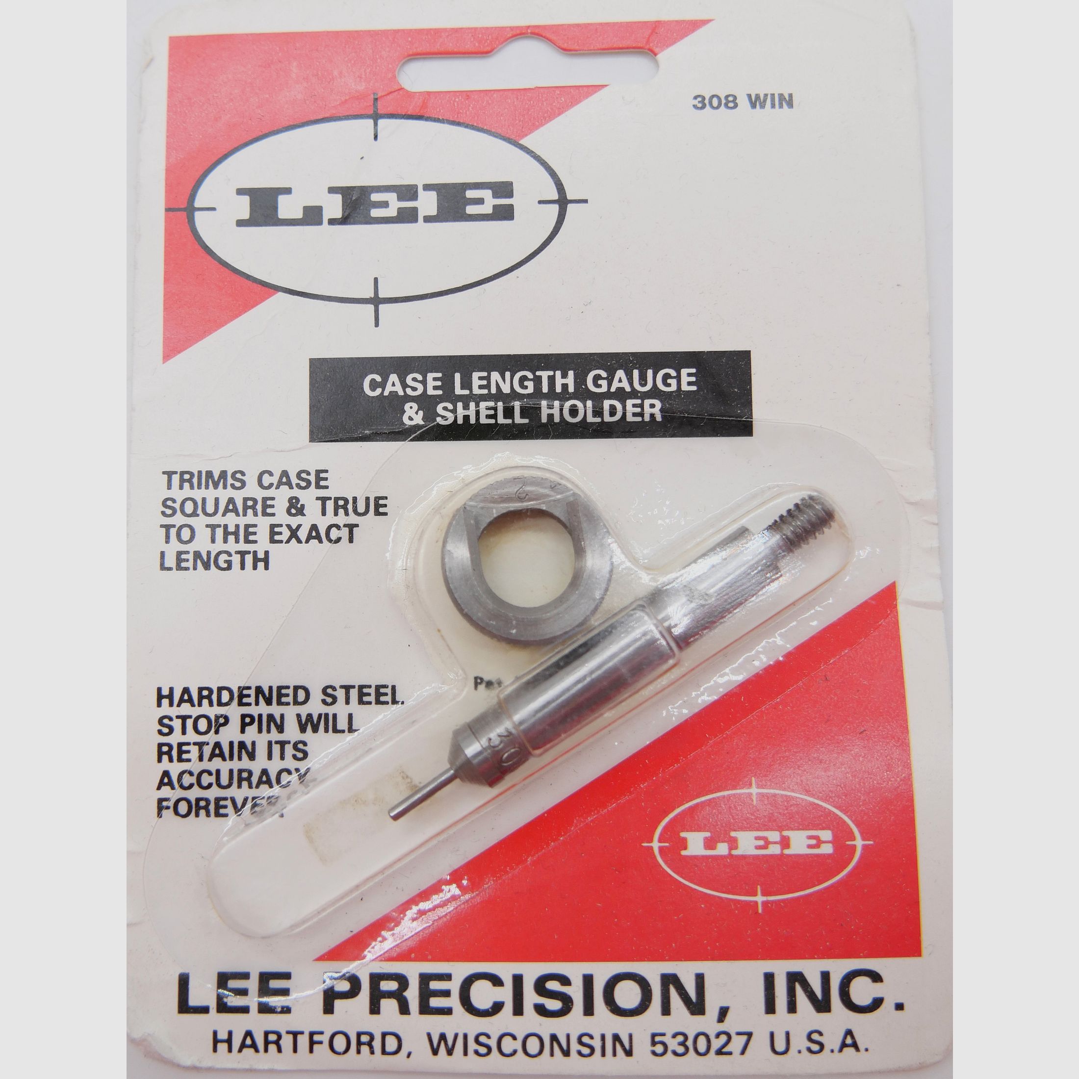 LEE PRECISION Lee Length Gauge/ Shellholder, .308 Win