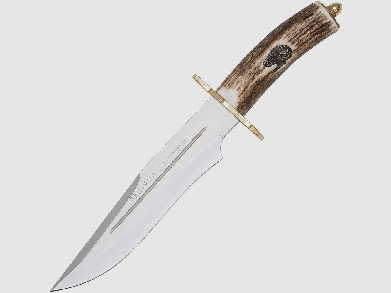 Muela Magnum Messer mit hochwertiger Lederscheide