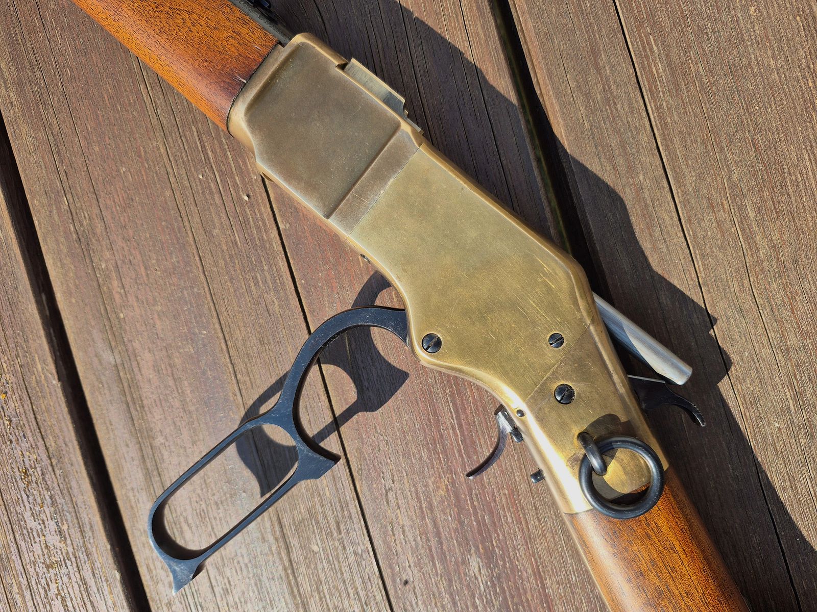 Uberti 1866 Yellow Boy Carbine .38 Sp. (mfg. 1972) – VISUALLY TOP / PURE PARTS DONOR! (Defective)
