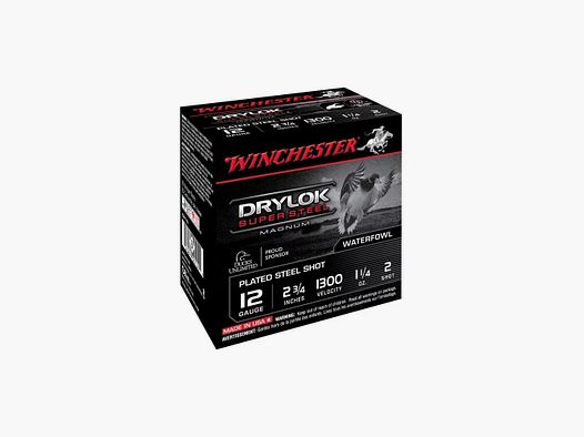 WINCHESTER ACIER DRYLOK, SUPER 12/70 35G P4 BOITE DE 25