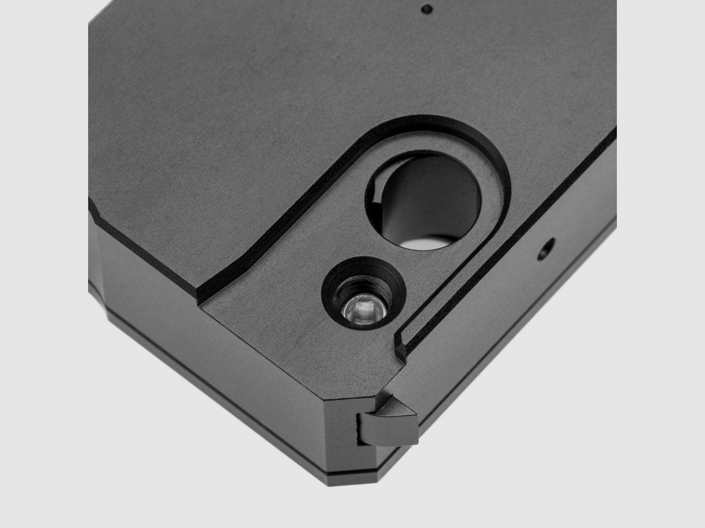 RECHTECKIGES MAGAZIN AEA HP MAX 1 und 2 | links | CNC - ALUMINIUM | 9mm | 8 Schuss