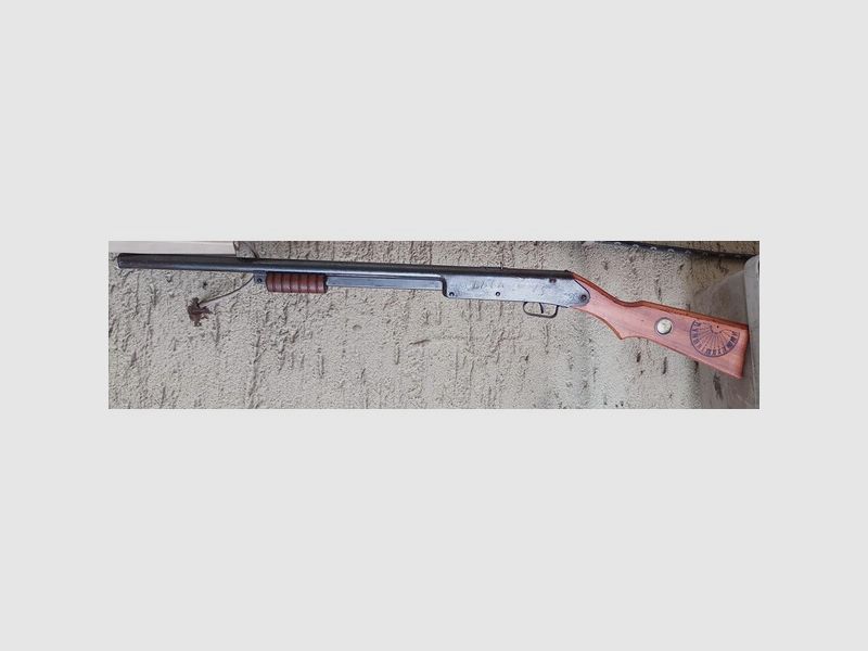 Top selten Daisy Mod 107 Pumpe'Buck Jones' mit Kompass und Sonnenuhr