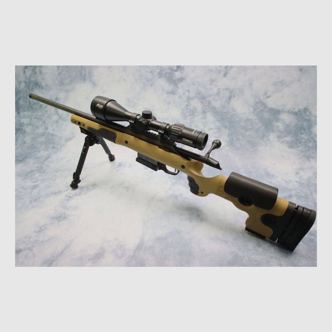 Tikka Komplettangebot T3x GRS Berserk Schaft+Steiner Ranger 4 +Schalldämpfer+Wärmevorsatzgerät Pulsar