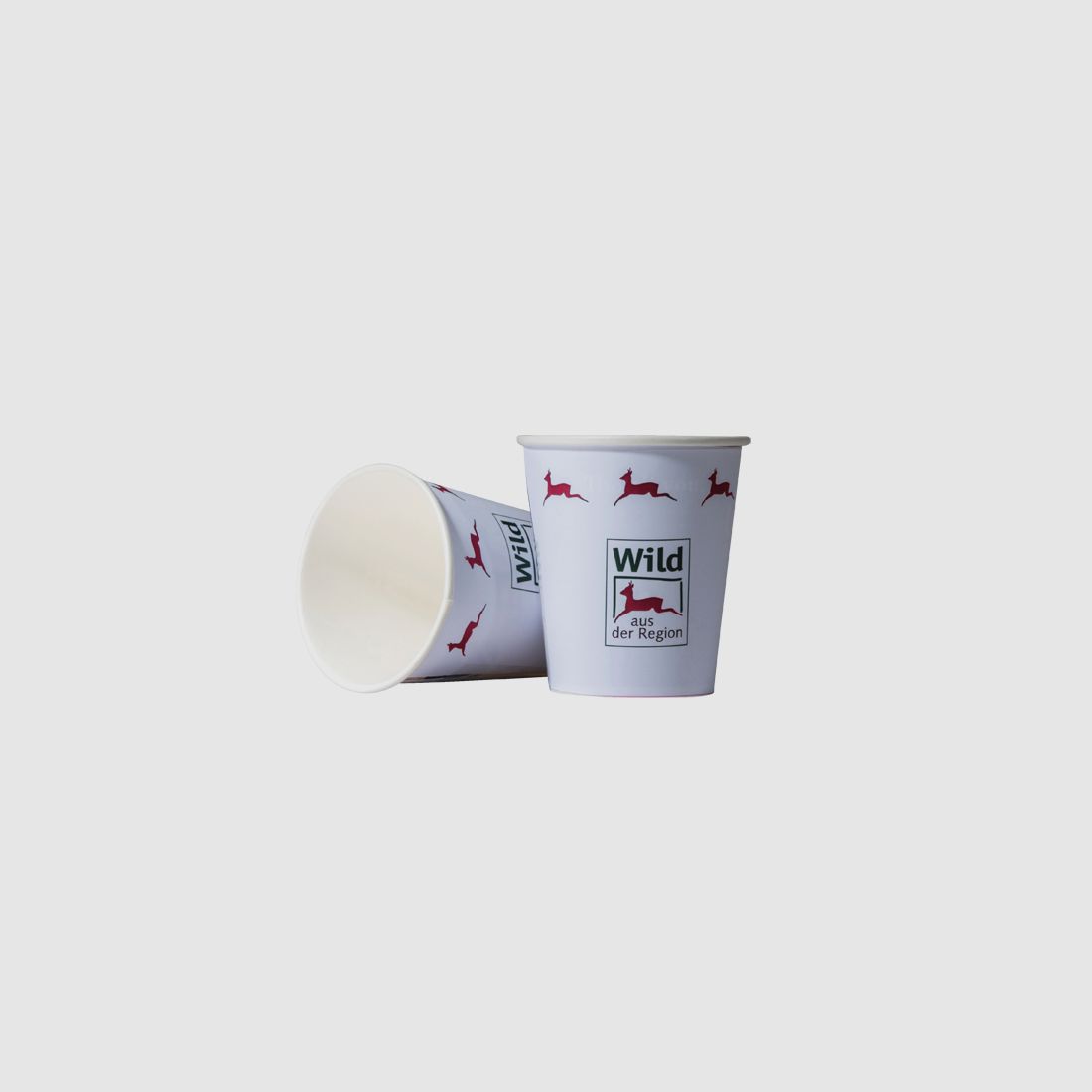 Becher "Wild aus der Region" (50 Stück)