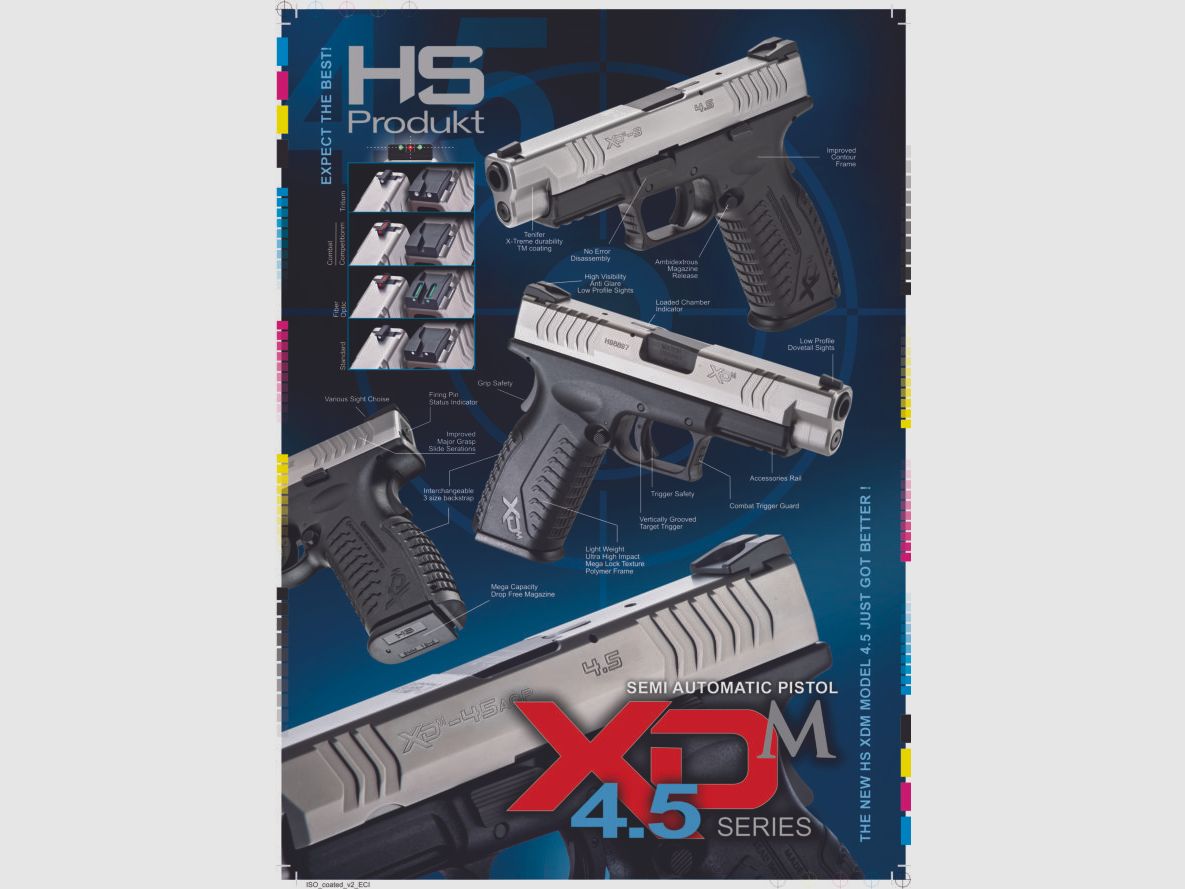 HS Produkt XDM-45ACP 4.5 cal .45ACP