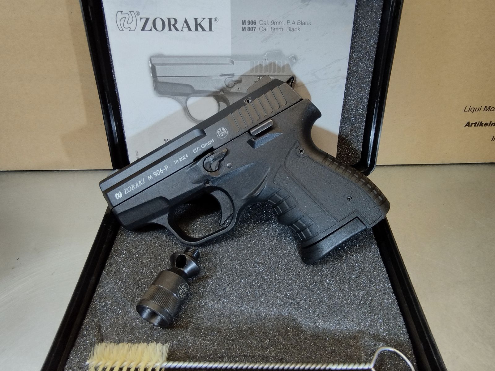 Zoraki 906 Schreckschusswaffe 9mm PAK schwarz !!Neuwaffe!!